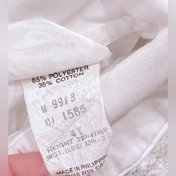 Girls 80’s/90’s Vintage Easter Dress Size 4T - Picture 6 of 7